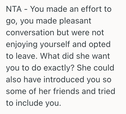 Screenshot 2025 04 21 at 5.01.09 PM Woman Was Invited To A Party Where She Doesnt Know Anyone, So She Decided To Leave After An Hour Because She Was Bored